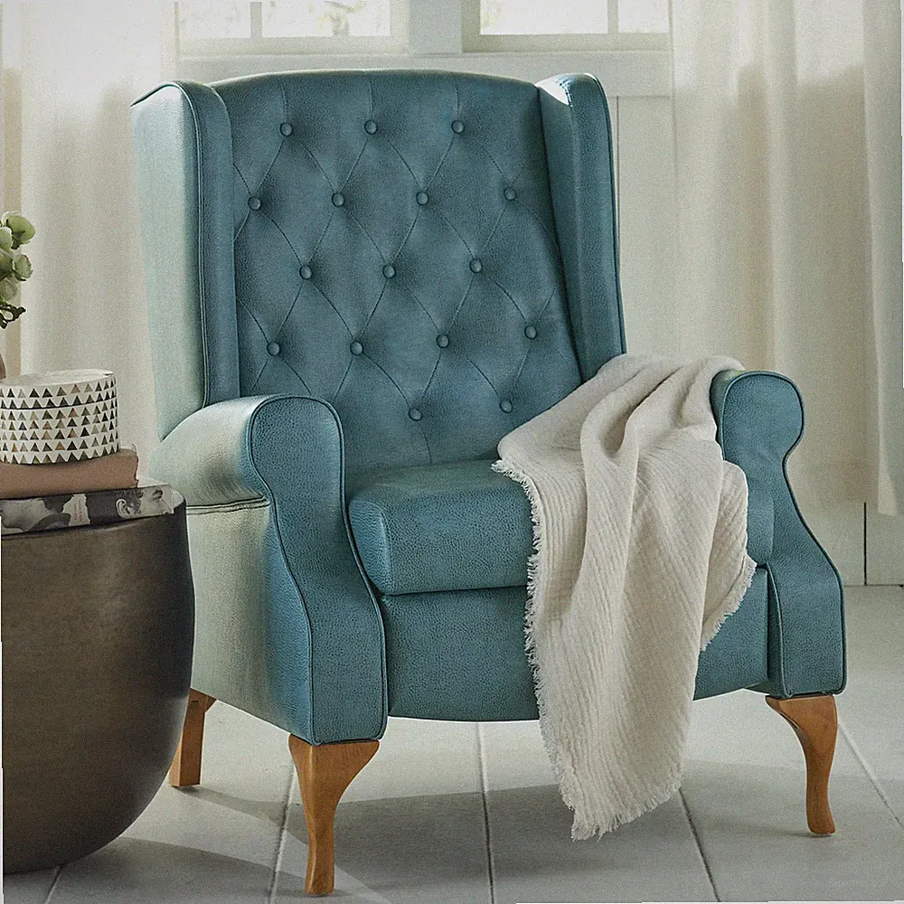 BrylaneHome 400 Lbs. Weight Capacity Queen Ann Recliner