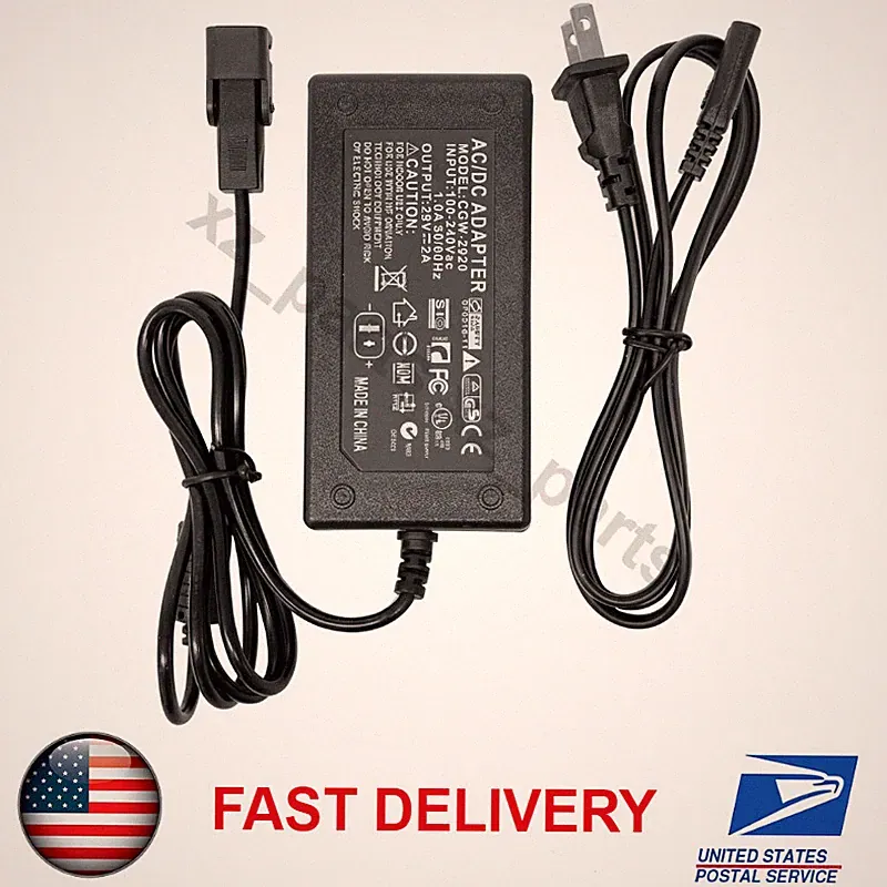 US Power Recliner Power Supply, AC/DC Switching Transformer 2-pin 29V 2A Adapter
